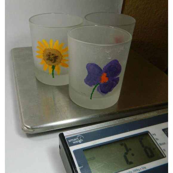 Dartington Double Old Fashioned Spring Time Flowers Glasses Set 3 Floral Design - Picture 11 of 11